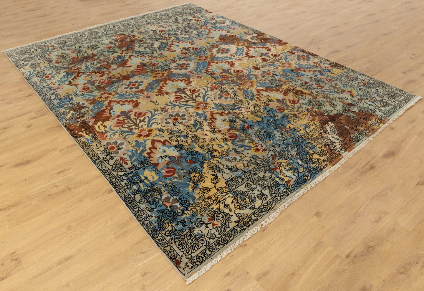 9x12 Blossomique Colorful Classic Persian Style High Quality Handmade Rug | Shritija Rugs | Order Rug Online